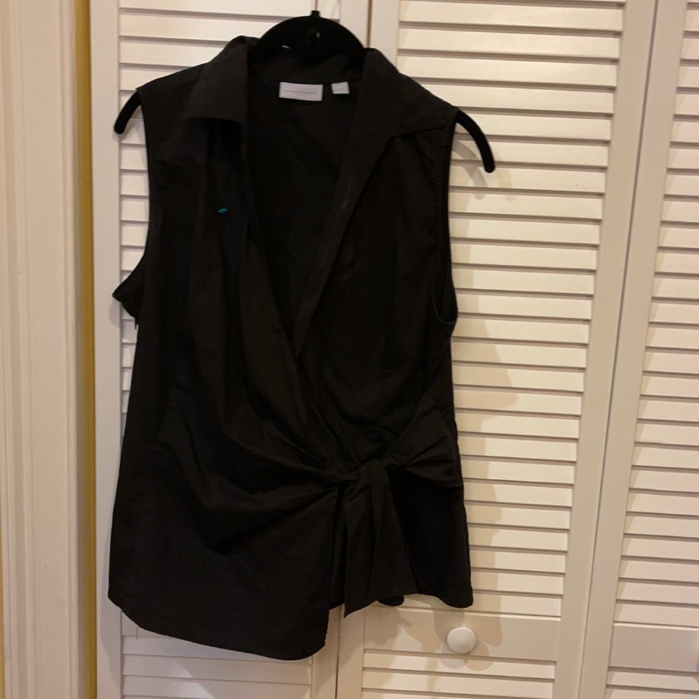 New York and Company size large black vest.